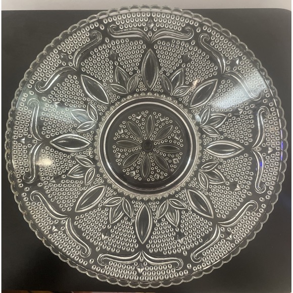 federal glass Other - Vintage 1940's HERITAGE HOBNAIL Federal Glass Fruit Serving Bowl 10.5"
